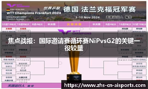 焦点战报：国际邀请赛循环赛NiPvsG2的关键一役较量